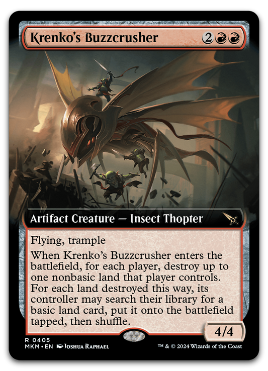 Krenko's Buzzcrusher (Extended Art) (Murders at Karlov Manor)