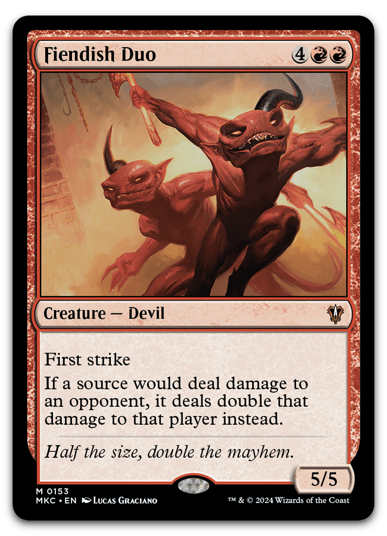 Fiendish Duo (Commander: Murders at Karlov Manor)