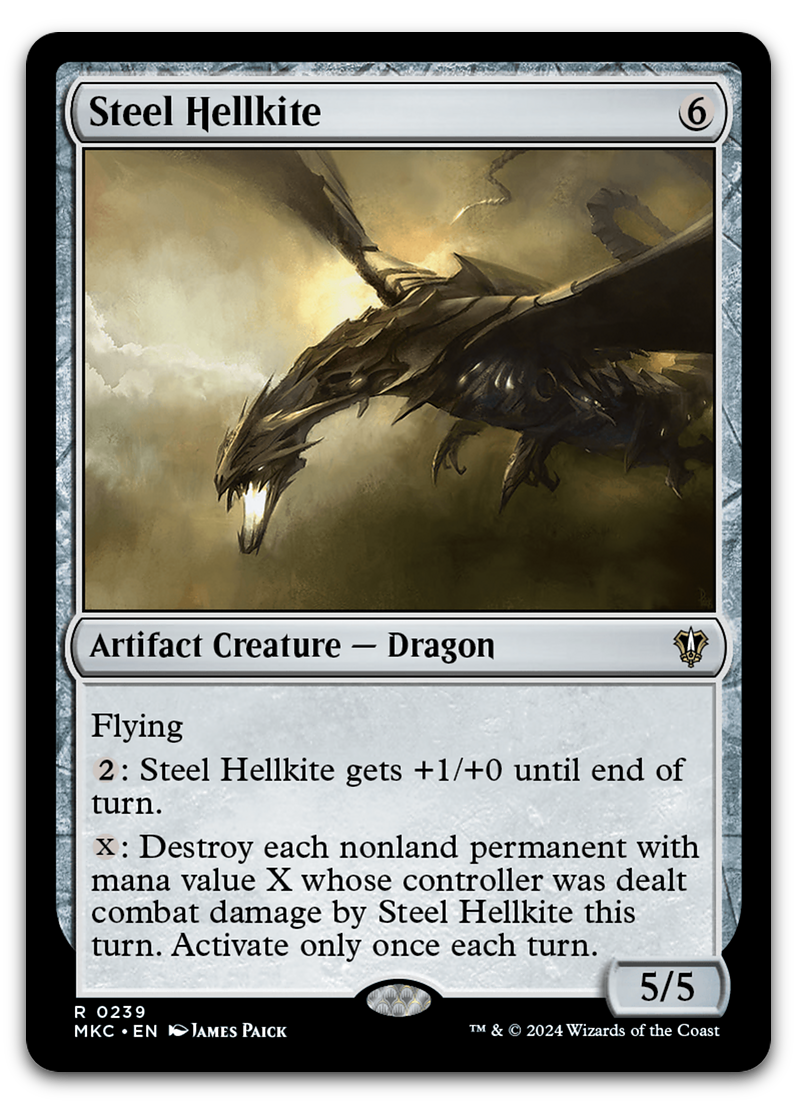 Steel Hellkite (Commander: Murders at Karlov Manor)