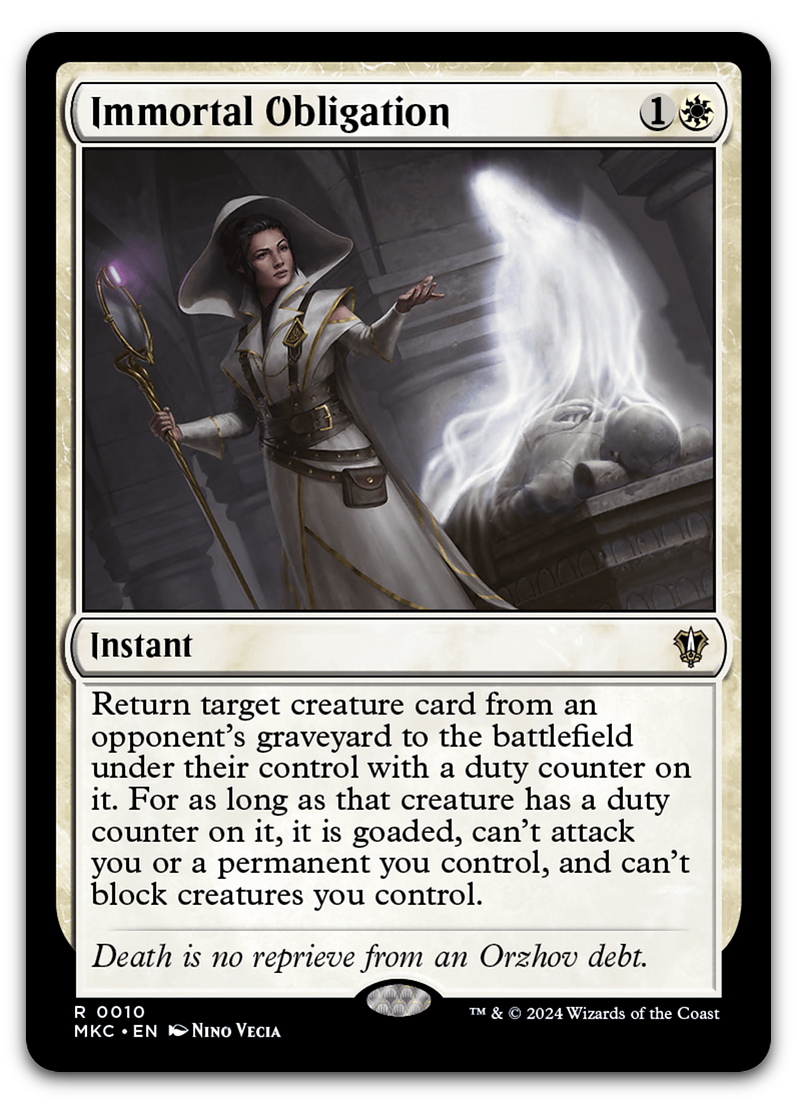 Immortal Obligation (Commander: Murders at Karlov Manor)