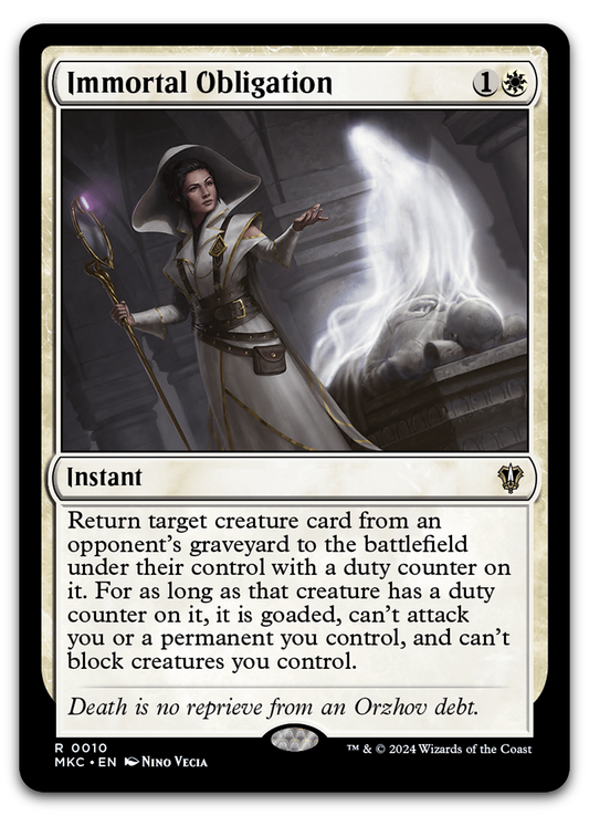 Immortal Obligation (Commander: Murders at Karlov Manor)