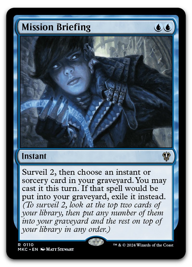 Mission Briefing (Commander: Murders at Karlov Manor)