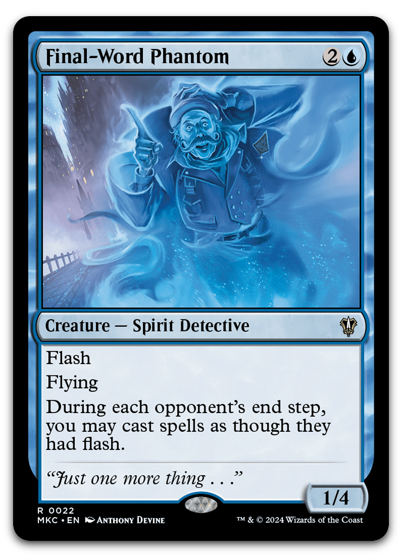 Final-Word Phantom (Commander: Murders at Karlov Manor)