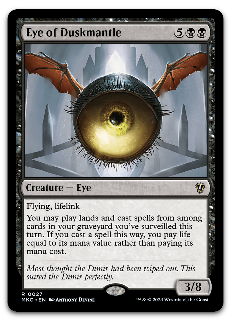 Eye of Duskmantle (Commander: Murders at Karlov Manor)