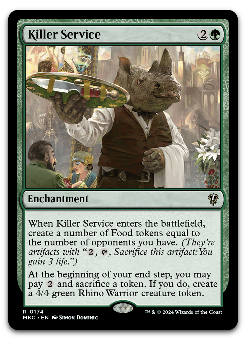 Killer Service (Commander: Murders at Karlov Manor)