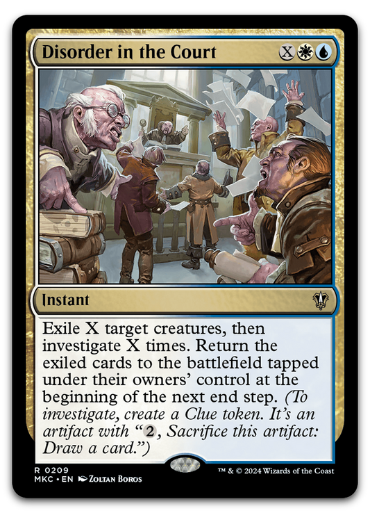 Disorder in the Court (Commander: Murders at Karlov Manor)