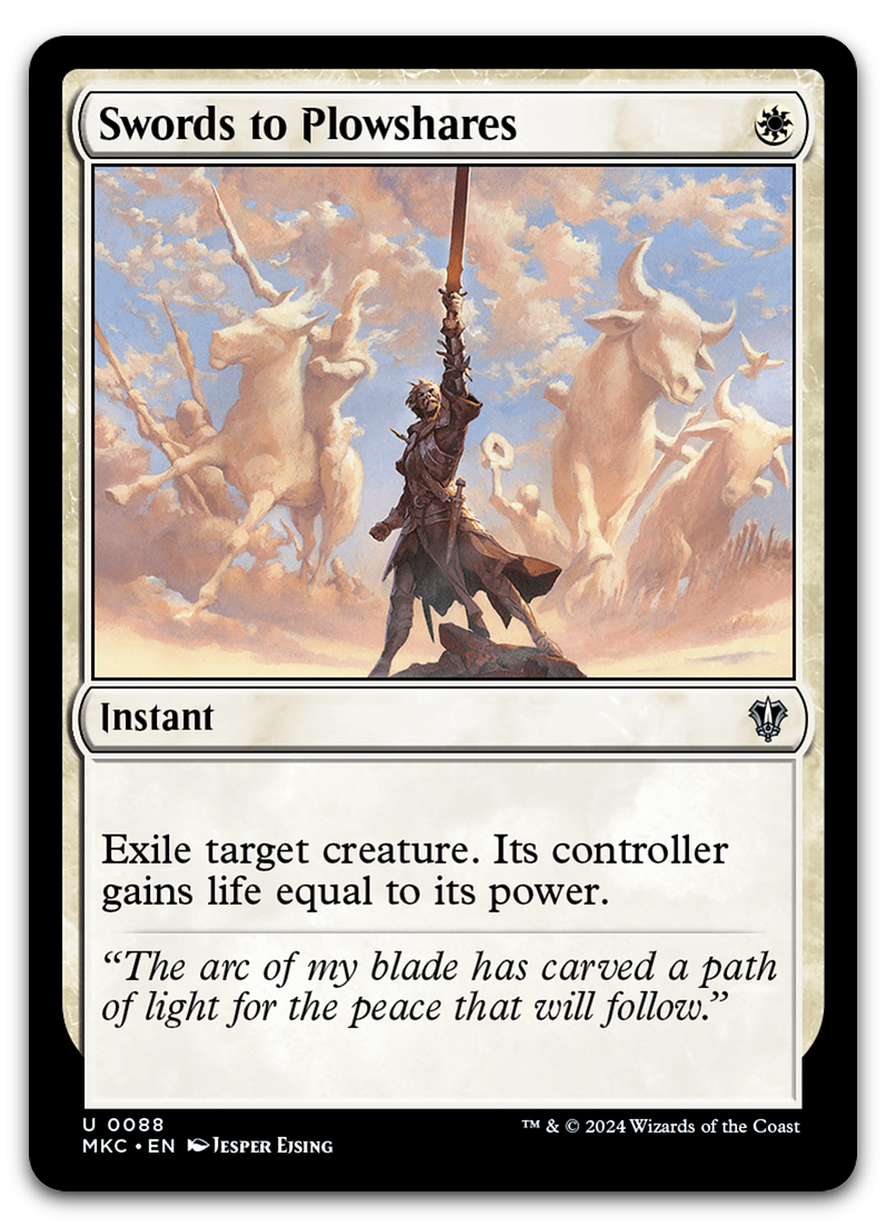 Swords to Plowshares (Commander: Murders at Karlov Manor)