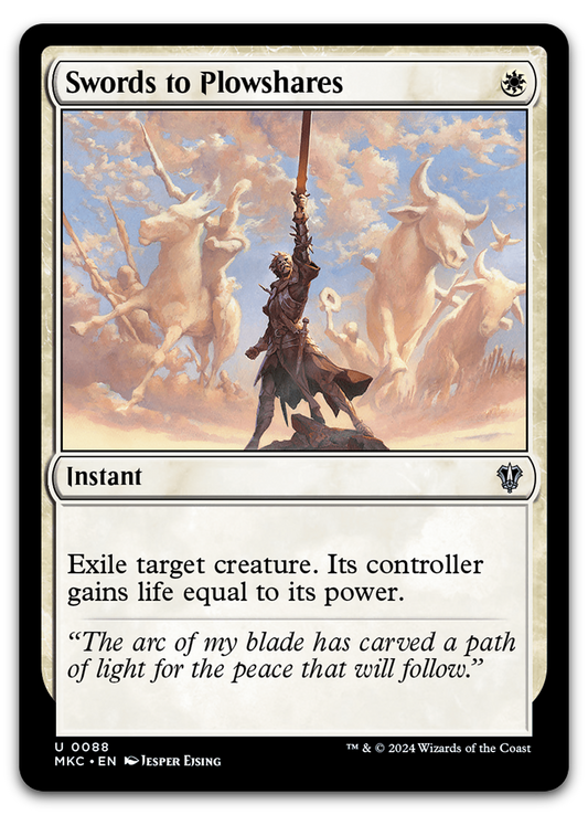 Swords to Plowshares (Commander: Murders at Karlov Manor)