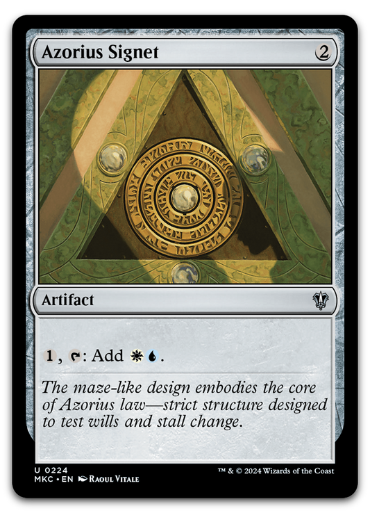Azorius Signet (Commander: Murders at Karlov Manor)