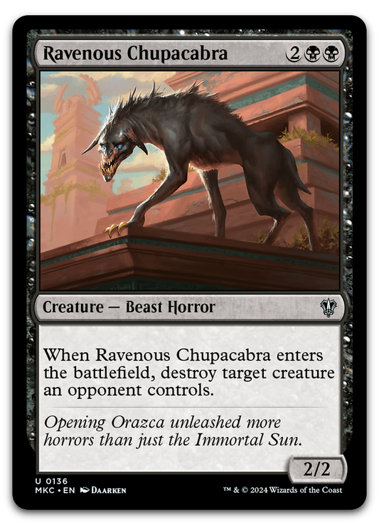 Ravenous Chupacabra (Commander: Murders at Karlov Manor)