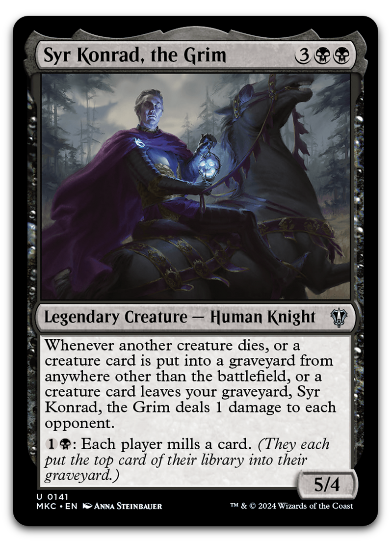 Syr Konrad, the Grim (Commander: Murders at Karlov Manor)
