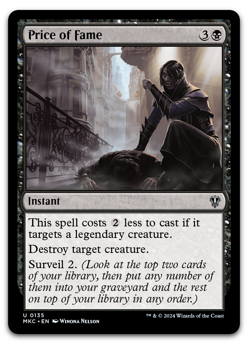 Price of Fame (Commander: Murders at Karlov Manor)