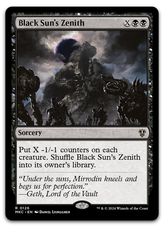 Black Sun's Zenith (Commander: Murders at Karlov Manor)