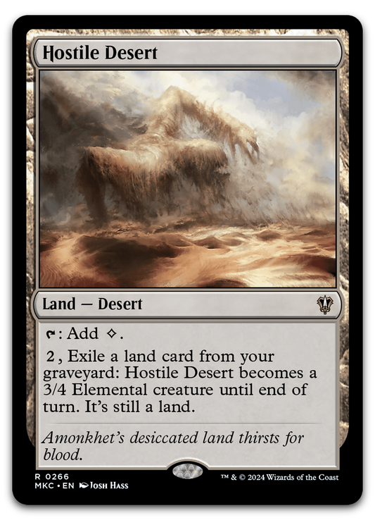 Hostile Desert (Commander: Murders at Karlov Manor)