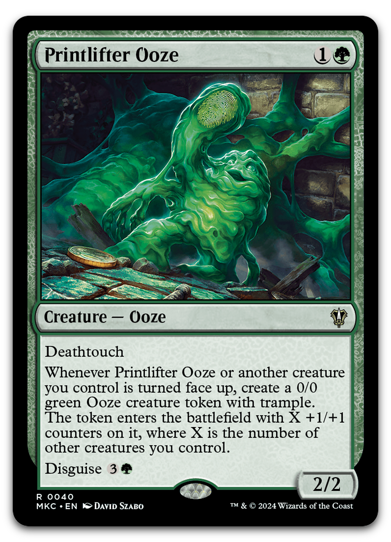 Printlifter Ooze (Commander: Murders at Karlov Manor)