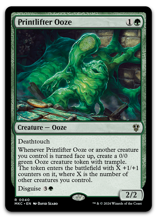 Printlifter Ooze (Commander: Murders at Karlov Manor)