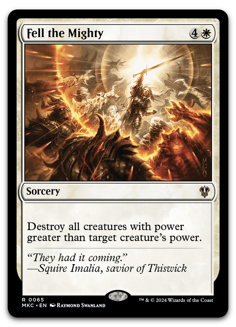 Fell the Mighty (Commander: Murders at Karlov Manor)