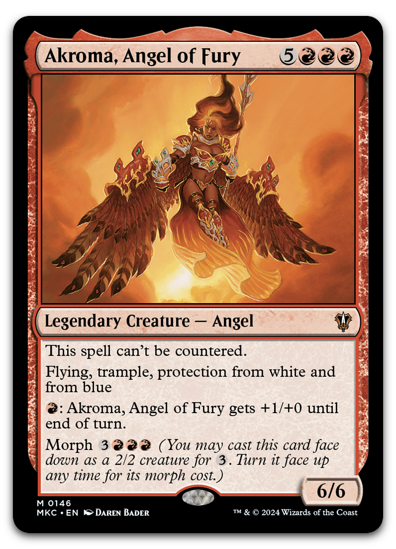 Akroma, Angel of Fury (Commander: Murders at Karlov Manor)
