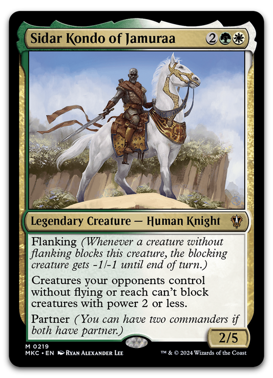 Sidar Kondo of Jamuraa (Commander: Murders at Karlov Manor)