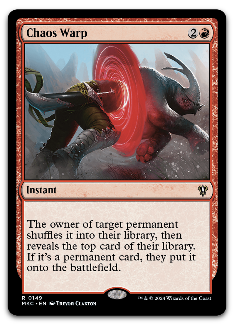 Chaos Warp (Commander: Murders at Karlov Manor)