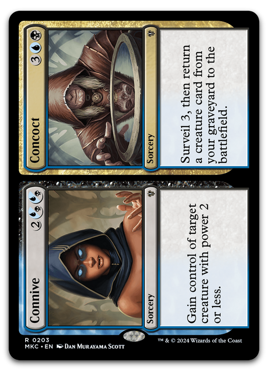 Connive // Concoct (Commander: Murders at Karlov Manor)