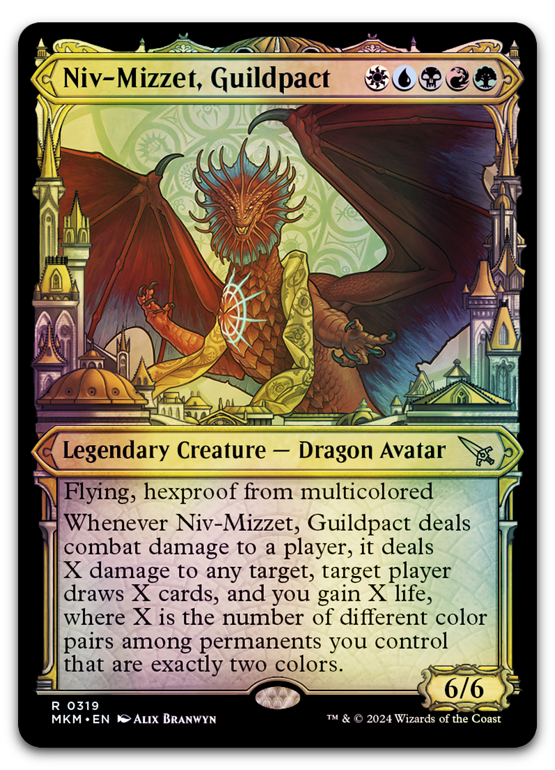 Niv-Mizzet, Guildpact (Showcase) (319) (Murders at Karlov Manor)