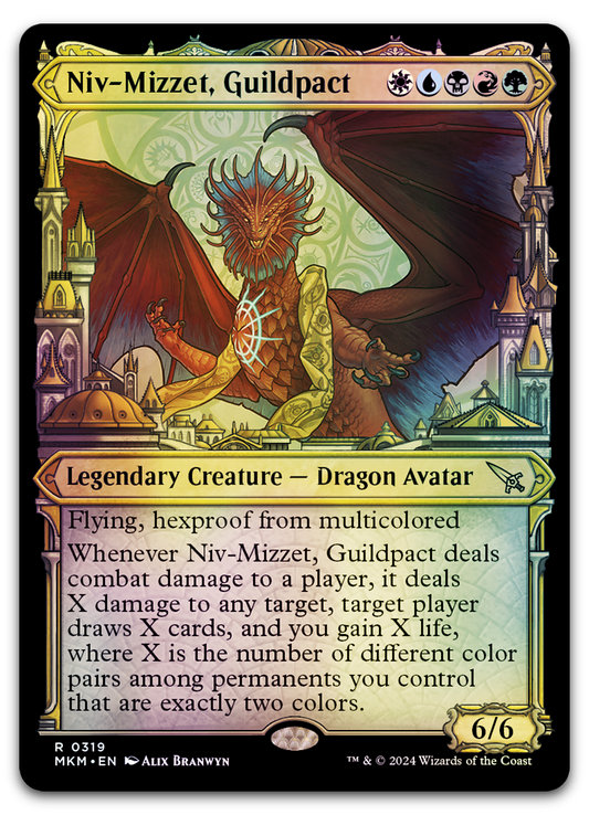 Niv-Mizzet, Guildpact (Showcase) (319) (Murders at Karlov Manor)