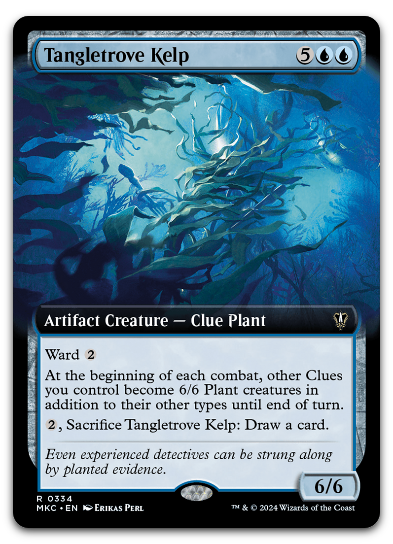 Tangletrove Kelp (Extended Art) (Commander: Murders at Karlov Manor)