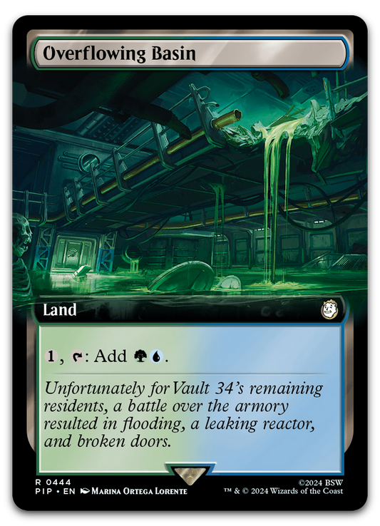 Overflowing Basin (Extended Art) (Universes Beyond: Fallout)