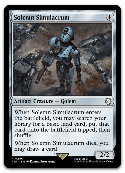 Solemn Simulacrum (Universes Beyond: Fallout)