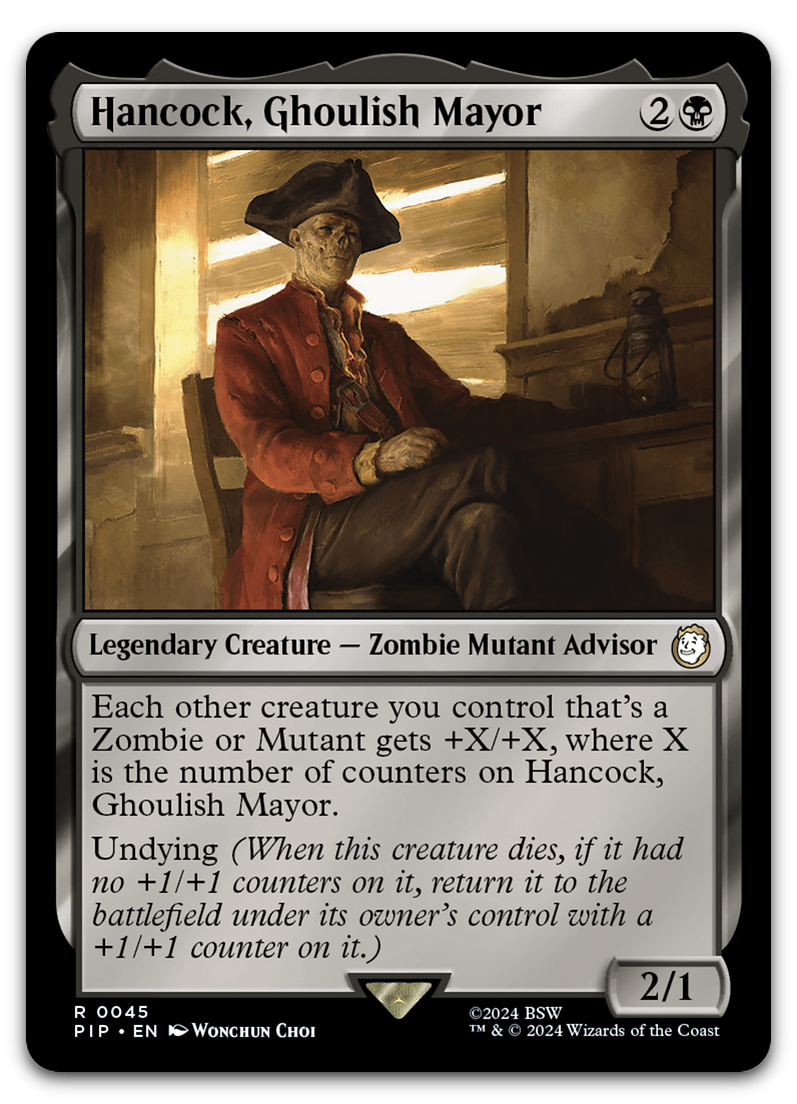 Hancock, Ghoulish Mayor (Universes Beyond: Fallout)