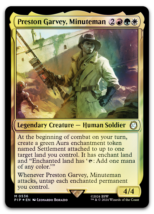 Preston Garvey, Minuteman (Surge Foil) (Universes Beyond: Fallout)