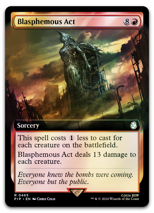 Blasphemous Act (Extended Art) (Universes Beyond: Fallout)