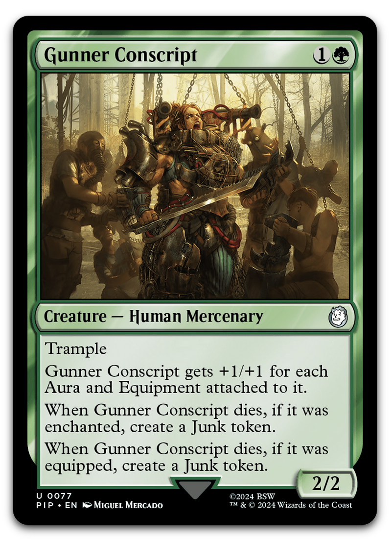 Gunner Conscript (Universes Beyond: Fallout)