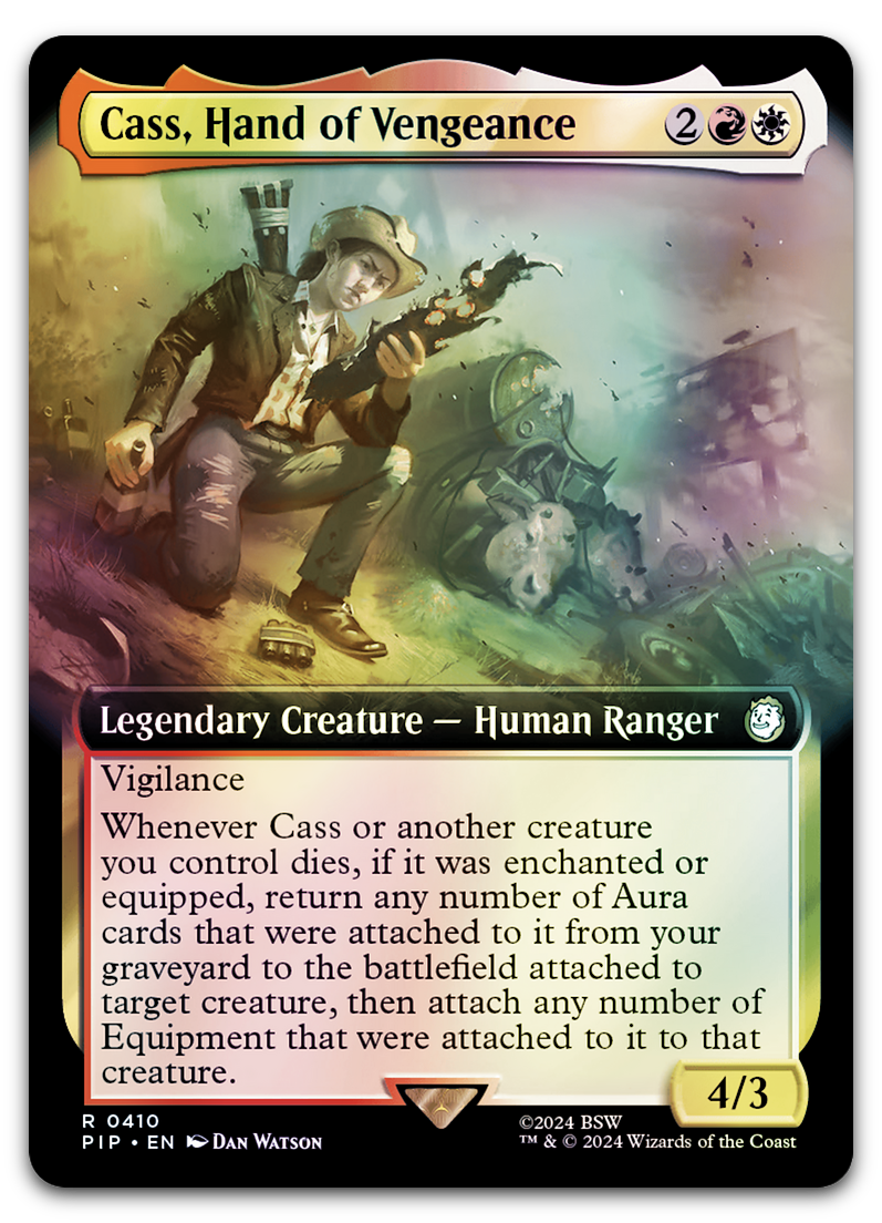 Cass, Hand of Vengeance (Extended Art) (Universes Beyond: Fallout)