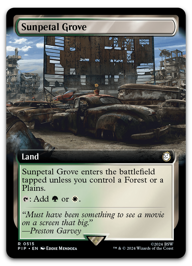 Sunpetal Grove (Extended Art) (Universes Beyond: Fallout)