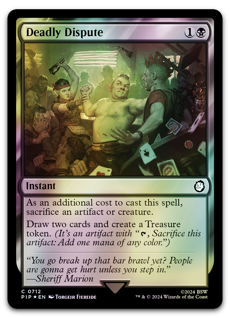 Deadly Dispute (Surge Foil) (Universes Beyond: Fallout)