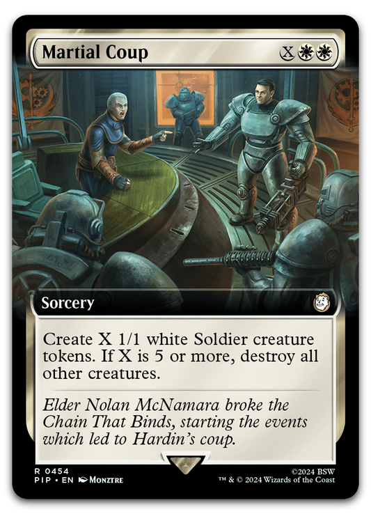 Martial Coup (Extended Art) (Universes Beyond: Fallout)