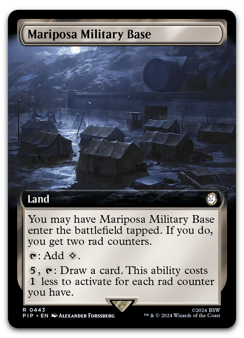 Mariposa Military Base (Extended Art) (Universes Beyond: Fallout)