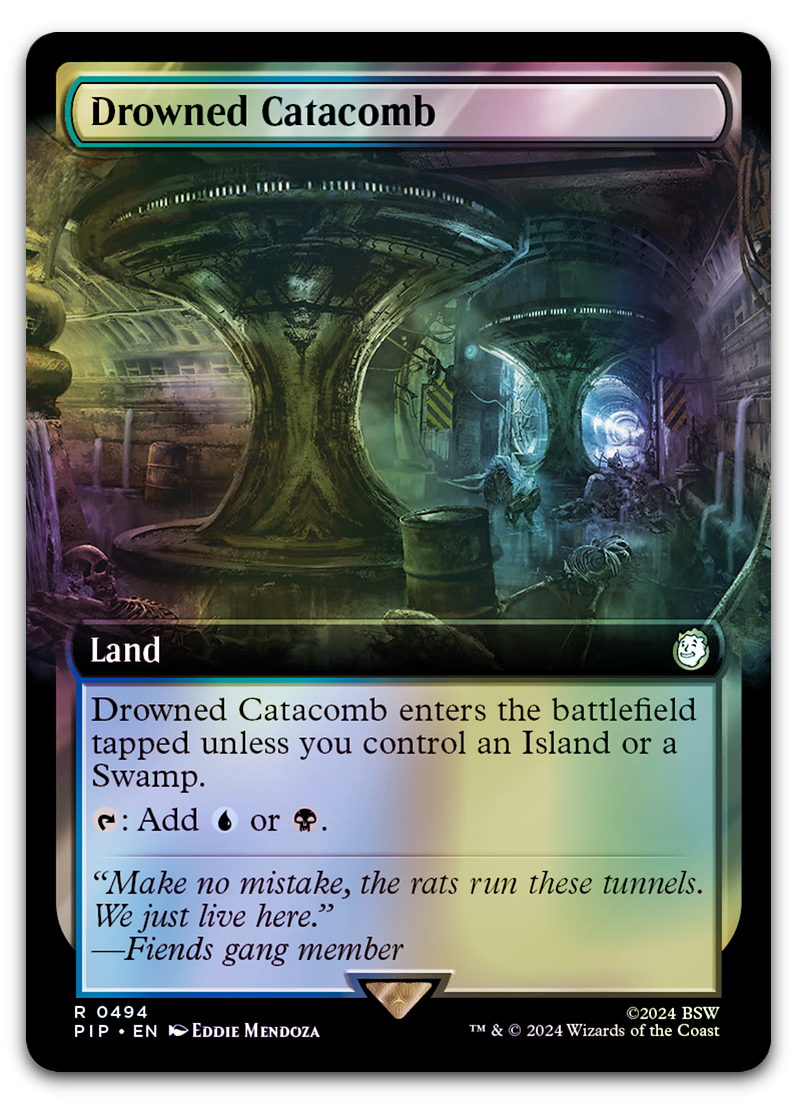 Drowned Catacomb (Extended Art) (Universes Beyond: Fallout)
