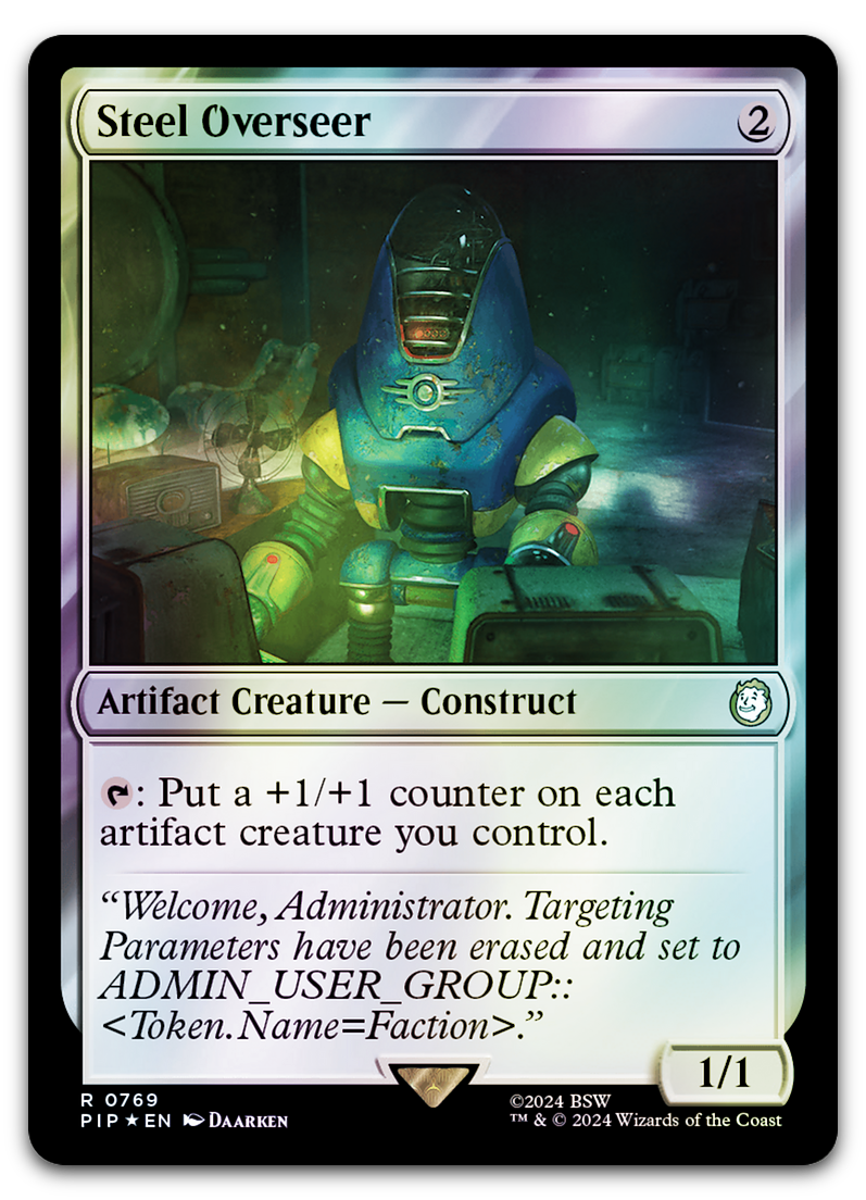 Steel Overseer (Surge Foil) (Universes Beyond: Fallout)