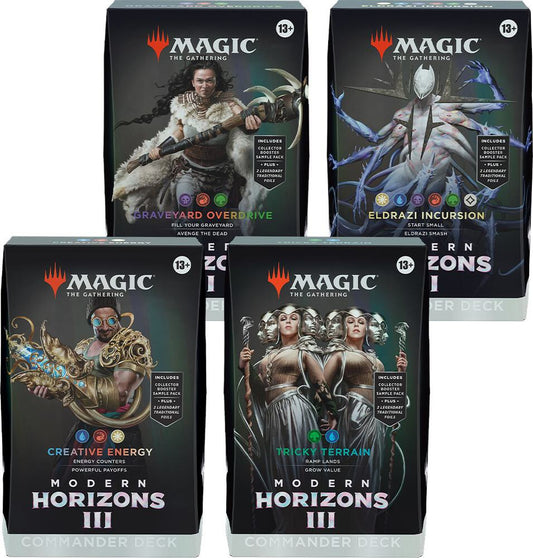 Modern Horizons 3 Commander Deck Case (set of 4 decks)