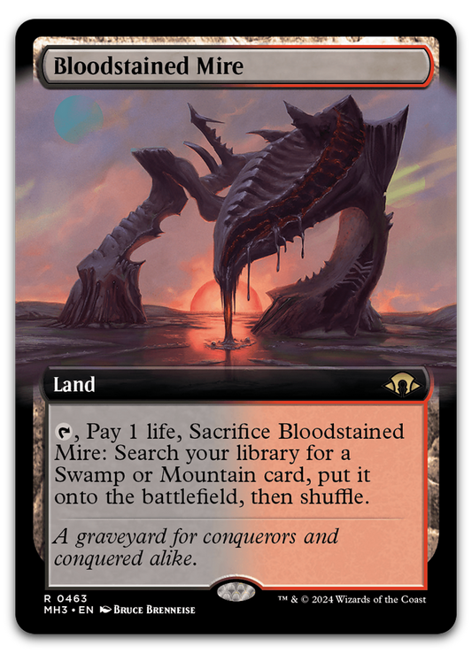 Bloodstained Mire (Extended Art) (Modern Horizons 3)