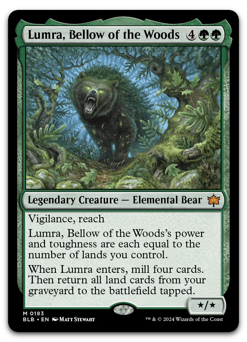 Lumra, Bellow of the Woods (Bloomburrow)