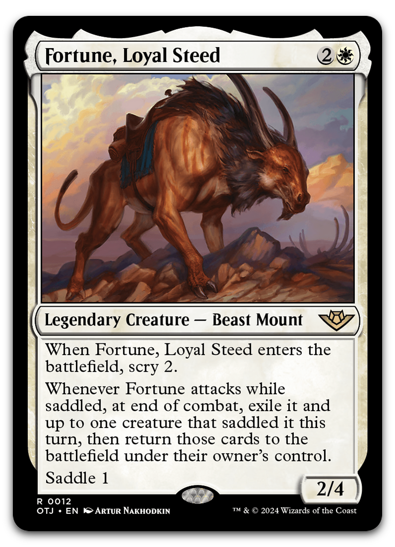 Fortune, Loyal Steed (Outlaws of Thunder Junction)