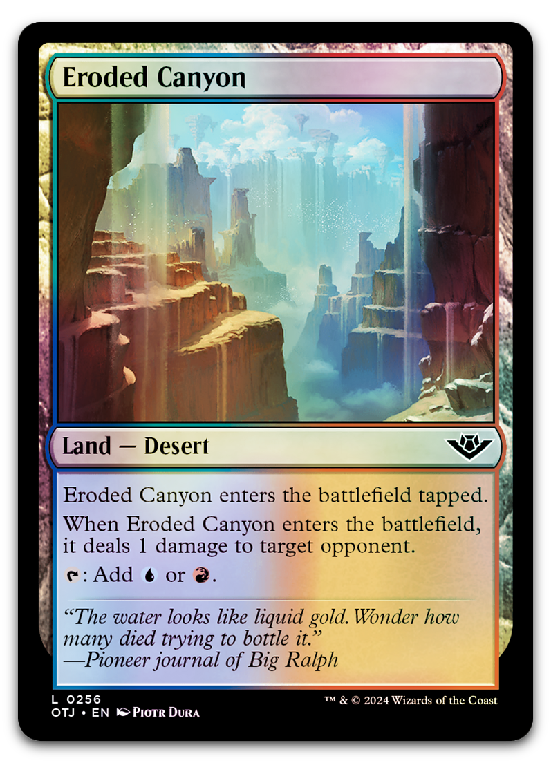 Eroded Canyon (Outlaws of Thunder Junction)