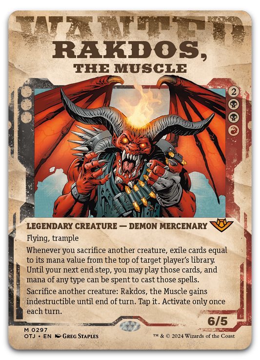 Rakdos, the Muscle (Showcase) (Outlaws of Thunder Junction)
