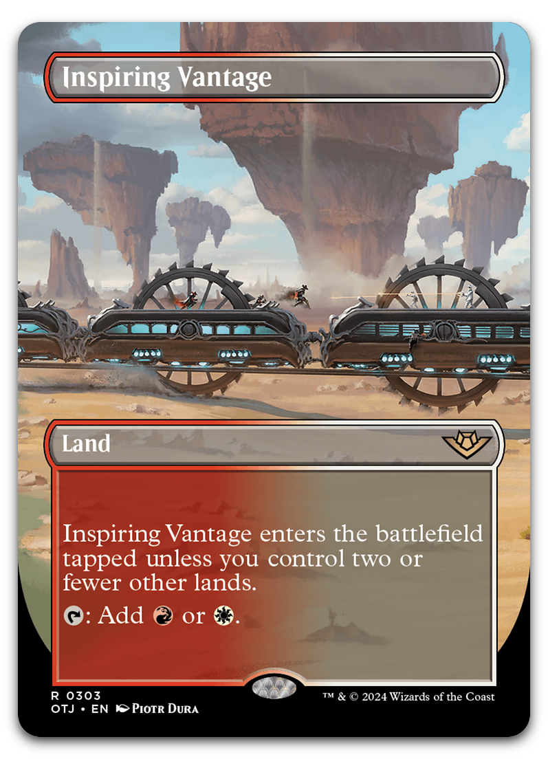 Inspiring Vantage (Borderless) (Outlaws of Thunder Junction)