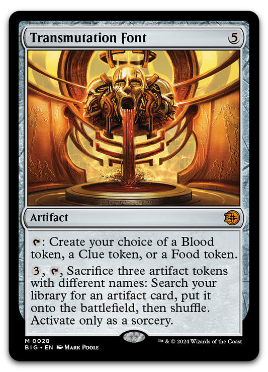 Transmutation Font (Outlaws of Thunder Junction: The Big Score)