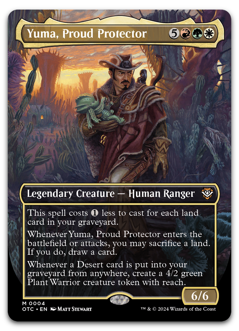 Yuma, Proud Protector (Borderless) (Commander: Outlaws of Thunder Junction)